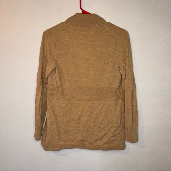 Talbots Tan Open Front Cardigan - Picture 5 of 6
